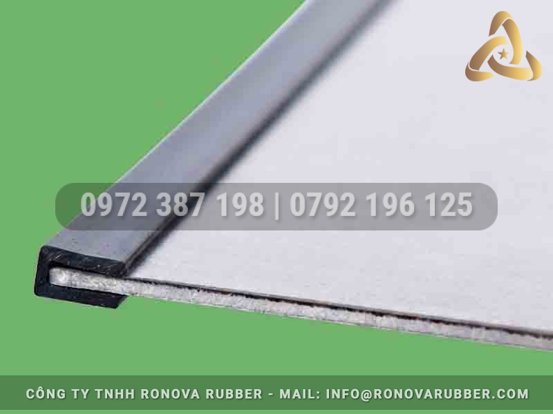 Ronova Rubber cung cấp ron chữ U nẹp kính cho cửa và khung nhôm